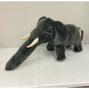 Elephant Plush Stuffed Animal 33" Gray African Folktails by Folkmanis Toy Doll